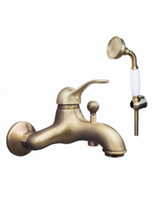 Mitigeur baignoire mural LABE laiton bronze