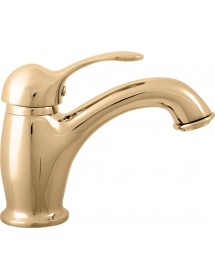Mitigeur lavabo LABE laiton doré sans siphon