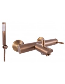 Mitigeur baignoire mural SEINA en laiton bronze