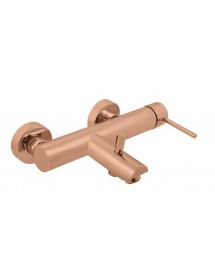 Mitigeur baignoire mural SEINA en laiton rose gold poli