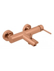 Mitigeur baignoire mural SEINA en laiton rose gold brossé