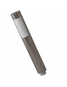 Mitigeur baignoire sur pied SEINA en laiton gris métal brossé H. 93,2 cm