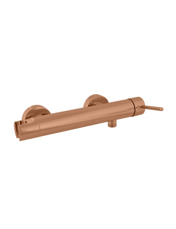 Mitigeur douche mural SEINA laiton rose gold brossé
