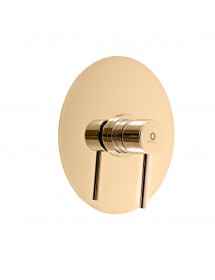 Mitigeur douche encastrable SEINA en laiton doré 15 cm