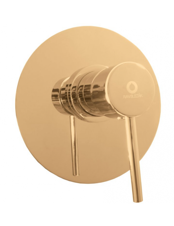 Mitigeur douche encastrable SEINA en laiton doré brossé 15 cm Mitigeur douche encastrable SEINA en laiton doré brossé 15 cm