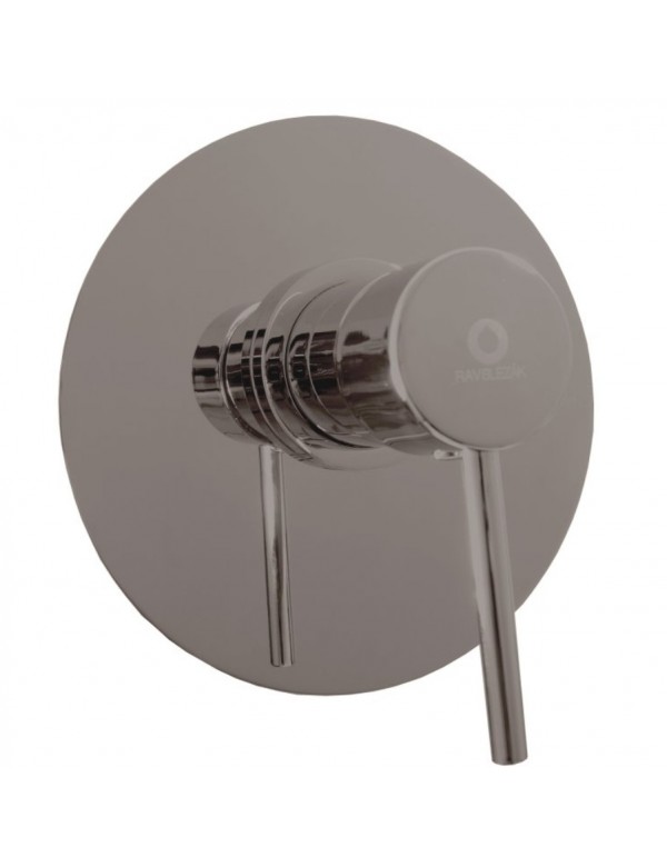 Mitigeur douche encastrable SEINA en laiton métal gris brossé 15 cm Mitigeur douche encastrable SEINA en laiton métal gris brossé 15 cm