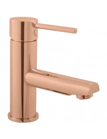 Mitigeur lavabo SEINA sans bonde laiton rose gold poli