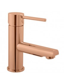 Mitigeur lavabo SEINA sans bonde laiton rose gold brossé