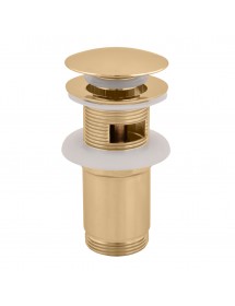 Mitigeur lavabo SEINA avec bonde laiton doré