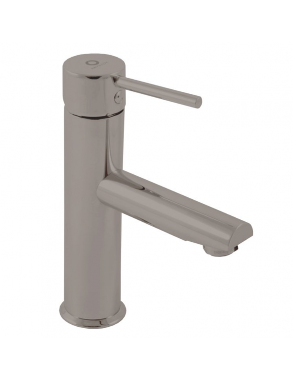 Mitigeur lavabo SEINA en laiton gris métal poli H. 19,8 cm Mitigeur lavabo SEINA en laiton gris métal poli H. 19,8 cm