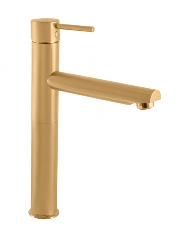 Mitigeur lavabo haut SEINA laiton doré brossé 30,6 cm Mitigeur lavabo haut SEINA laiton doré brossé 30,6 cm
