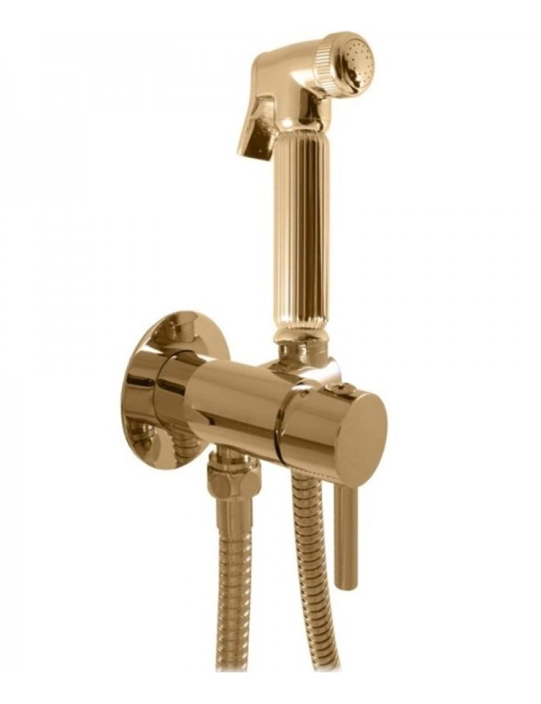 Mitigeur bidet encastrable SEINA avec douchette en laiton doré Mitigeur bidet encastrable SEINA avec douchette en laiton doré
