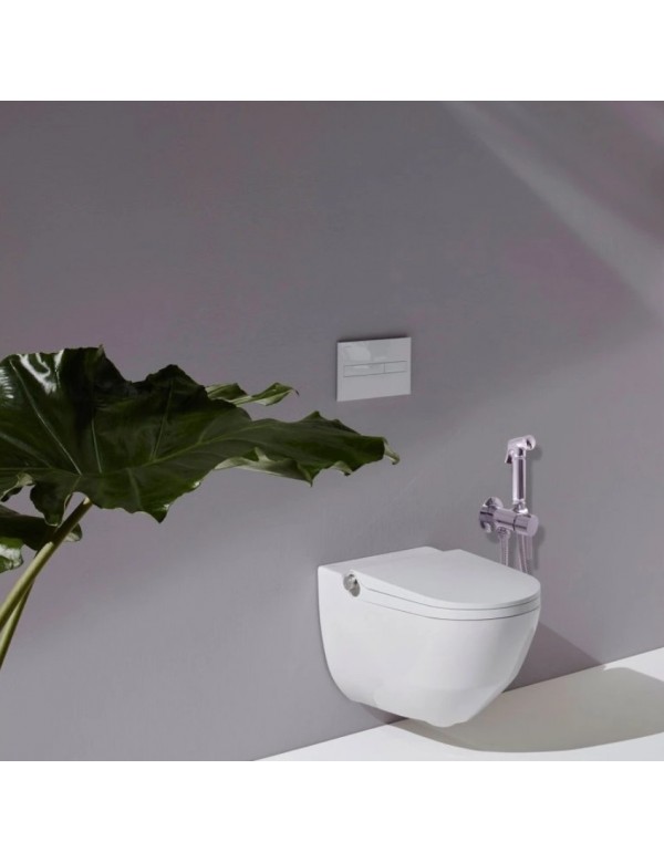 Mitigeur bidet encastrable SEINA avec douchette en laiton chromé