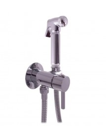 Mitigeur bidet encastrable SEINA avec douchette en laiton chromé