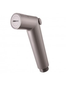 Mitigeur bidet encastrable SEINA avec douchette en laiton métal gris brossé
