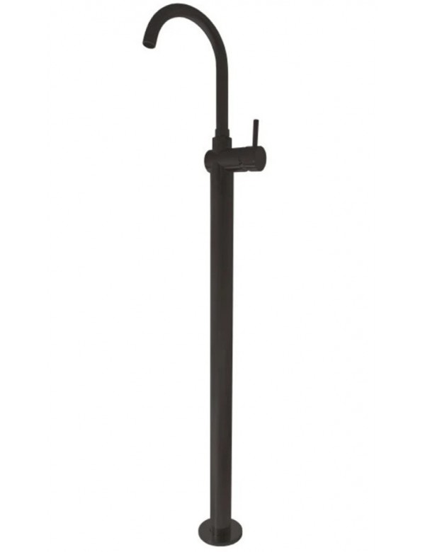 Mitigeur lavabo sur pied SEINA en laiton noir H. 115 cm Mitigeur lavabo sur pied SEINA en laiton noir H. 115 cm