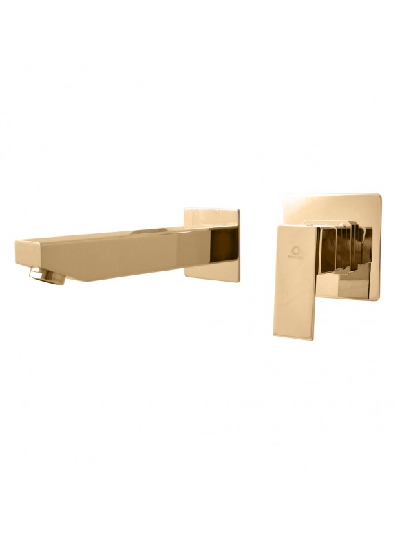 Mitigeur lavabo mural encastrable LOIRA en laiton doré Mitigeur lavabo mural encastrable LOIRA en laiton doré