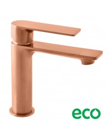 Mitigeur lavabo NIL en laiton rose gold brossé sans siphon
