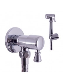 Mitigeur bidet, toilettes en laiton chromé MORAVA RETRO avec douchette