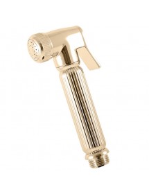 Mitigeur bidet, toilettes en laiton doré MORAVA RETRO avec douchette