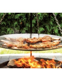 WOK 46 cm spécial brasero sur trépied + brasero CUBA