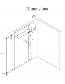 Séchoir corporel crème pour douche/baignoire VALIRYO®