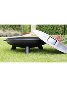 Couvercle pour brasero rond 80 cm en acier