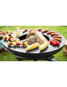 Plaque de cuisson en acier pour braséro 80 cm