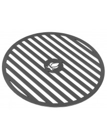 Plaque de cuisson avec grille pour braséro 100 cm