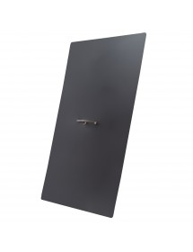 Couvercle de brasero carré 60x60 cm en acier