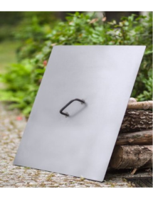 Couvercle de brasero carré 60x60 cm en acier