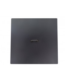 Couvercle de brasero carré 70x70 cm en acier