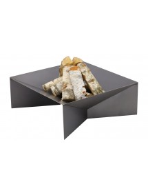 Brasero de jardin carré DINE 70 cm en acier