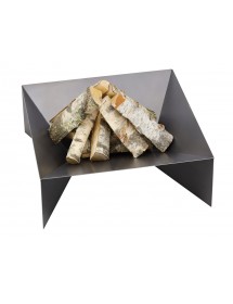 Brasero de jardin carré DINE 70 cm en acier