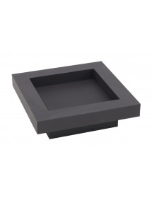 Brasero de jardin carré BACHACHE 80x80 cm en acier