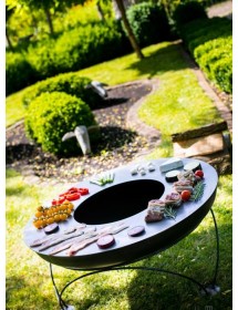 Brasero de jardin VILANY 70 cm en acier