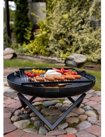 Brasero de jardin SANTIAGO 70 cm en acier