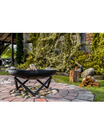 Brasero de jardin SANTIAGO 70 cm en acier