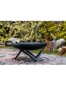 Couvercle de brasero rond en acier avec 2 anses 86,5 cm