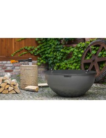 Couvercle de brasero rond en acier avec 2 anses 102 cm