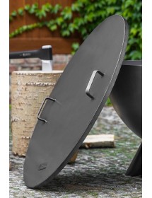 Couvercle de brasero rond en acier avec 2 anses 102 cm