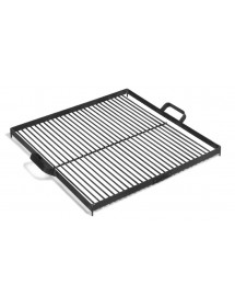 Grille de cuisson carrée 50x50 cm pour brasero rond 70 cm