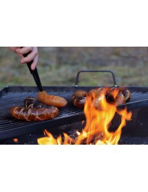 Grille de cuisson carrée 50x50 cm pour brasero rond 70 cm