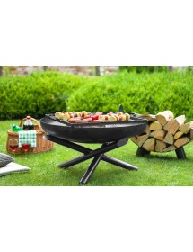 Brasero de jardin INDIANA 70 cm en acier