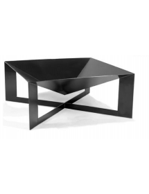 Brasero de jardin carré CUBA 70X70 cm en acier