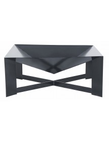 Brasero de jardin carré CUBA 70X70 cm en acier