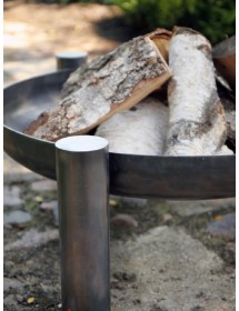 Brasero de jardin PALMA 70 cm en acier
