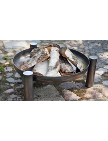 Brasero de jardin PALMA 80 cm en acier