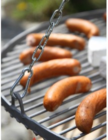 Grille à suspendre sur trépied 100 cm en acier