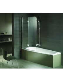 Baignoire d'angle droite acrylique RIHO DELTA 150x80 cm